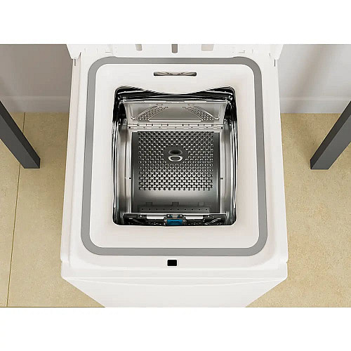 Стиральная машина Whirlpool вертикальная, 6,5кг, 1200, С, 60см, дисплей, инвертор, белый