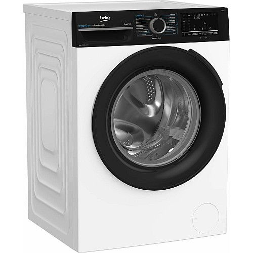 Пральна машина Beko фронтальна, 10кг, 1400, A, 58см, дисплей, інвертор, пара, білий