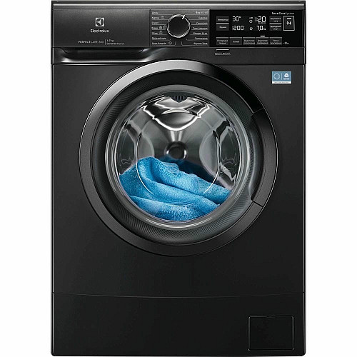 Пральна машина Electrolux фронтальна, 7кг, 1200, A, 48см, дисплей, інвертор, сріблястий темний
