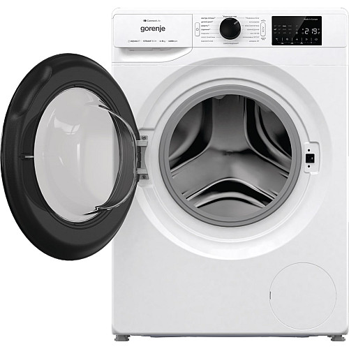 Пральна машина Gorenje фронтальна, 9кг, 1400, A+++, 46,5см, дисплей, інвертор, пара, Wi-Fi, білий