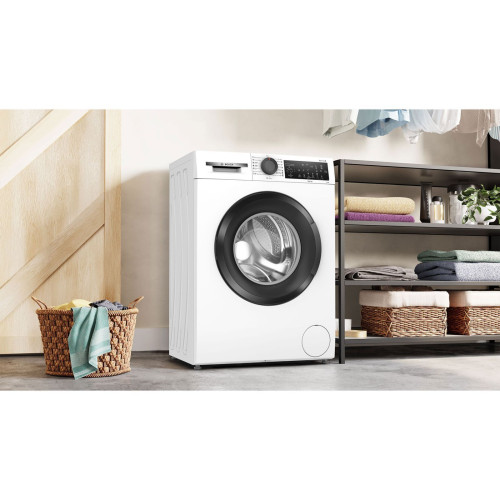 Пральна машина Bosch фронтальна, 8кг, 1200, A, 52см, дисплей, білий