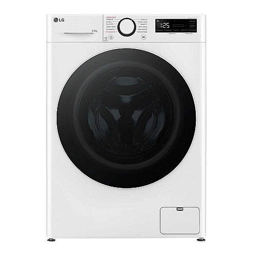 Прально-сушильна машина LG фронтальна, 9(5)кг, 1200, А, 48см, дисплей, пара, інвертор, білий