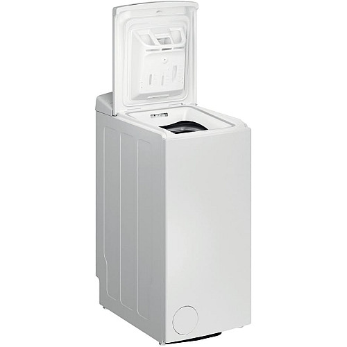 Пральна машина Whirlpool вертикальна, 6кг, 1200, B, 60см, дисплей, інвертор, білий