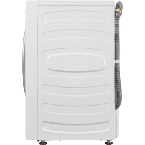 Прально-сушильна машина Haier фронтальна, 5(2.5)кг, 1200, A, 42.3см, дисплей, інвертор, люк чорний, Wi-Fi, висота 70см, білий
