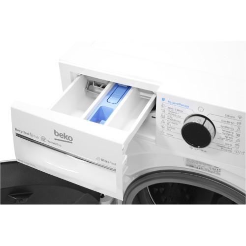 Прально-сушильна машина Beko фронтальна, 9(6)кг, 1400, D, 60см, дисплей, білий