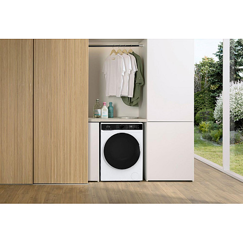 Прально-сушильна машина Gorenje фронтальна, 10.5(6)кг, 1400, A+, 60см, дисплей, пара, інвертор, Wi-Fi, білий