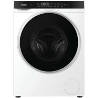 Прально-сушильна машина Haier фронтальна, 5(2.5)кг, 1200, A, 42.3см, дисплей, інвертор, люк чорний, Wi-Fi, висота 70см, білий