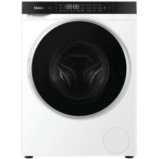 Прально-сушильна машина Haier фронтальна, 5(2.5)кг, 1200, A, 42.3см, дисплей, інвертор, люк чорний, Wi-Fi, висота 70см, білий