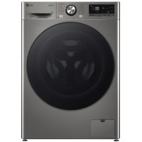 Пральна машина LG фронтальна, 11кг, 1400, A, 57см, дисплей, пара, інвертор, сріблястий
