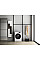 Стиральная машина Whirlpool фронтальная, 9кг, 1400, A+++, 60см, дисплей, пара, инвертор, черный люк, белый