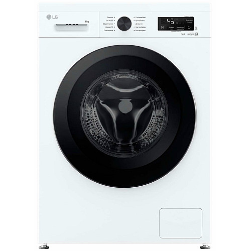 Пральна машина LG фронтальна, 6кг, 1200, В, 44см, дисплей, пара, інвертор, білий