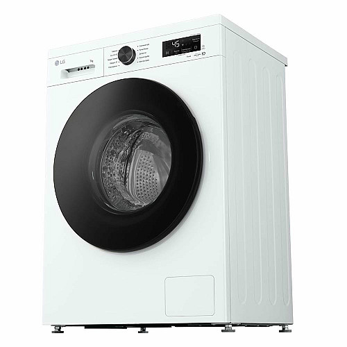 Пральна машина LG фронтальна, 7кг, 1200, A, 44см, дисплей, пара, інвертор, білий