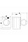 Стиральная машина Indesit фронтальная, 6кг, 1200, A+++, 43см, дисплей, инвертор, черный люк, белый