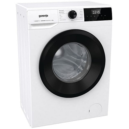 Пральна машина Gorenje фронтальна, 8кг, 1400, A+++, 55см, дисплей, пара, інвертор, білий