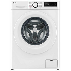 Пральна машина LG фронтальна, 8кг, 1200, A, 48см, дисплей, пара, інвертор, білий