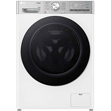 Прально-сушильна машина LG фронтальна, 9(5)кг, 1200, А, 48см, дисплей, пара, інвертор, EcoHybrid, білий