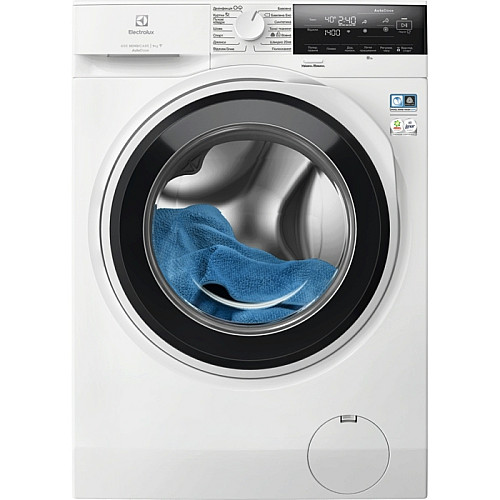 Пральна машина Electrolux фронтальна, 9кг, 1400, A, 66см, дисплей, пара, інвертор, автодоз, білий