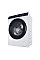 Пральна машина Haier фронтальна, 7кг, 1400, A+++, 44см, дисплей, пара, інвертор, люк чорний, прямий привід, білий