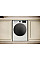 Стиральная машина Whirlpool фронтальная, 7кг, 1200, A, 49.6см, дисплей, пара, инвертор, черный люк, белый