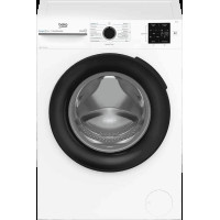 Пральна машина Beko фронтальна, 8кг, 1000, A, 55см, дисплей, інвертор, пара, білий