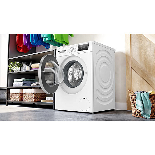 Пральна машина Bosch фронтальна, 8кг, 1200, A, 59см, дисплей, білий