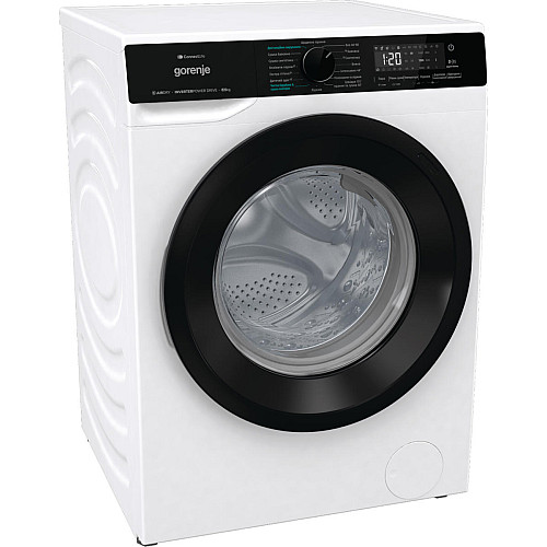 Стирально-сушильная машина Gorenje фронтальная, 8(5)кг, 1400, A+, 51см, дисплей, инвертор, Wi-Fi, белый