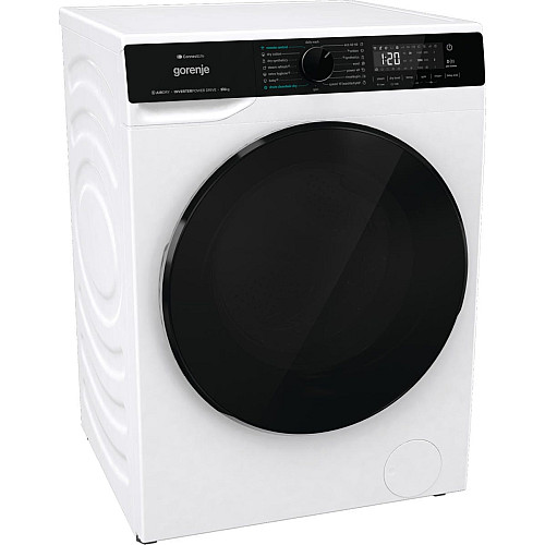 Стирально-сушильная машина Gorenje фронтальная, 9(6)кг, 1400, A+, 55см, дисплей, инвертор, Wi-Fi, белый