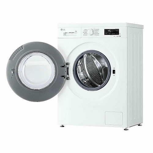 Пральна машина LG фронтальна, 6кг, 1200, В, 44см, дисплей, пара, інвертор, білий
