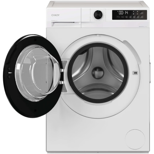 Пральна машина Candy ProWash 300 фронтальна, 7кг, 1200, A, 42.4см, дисплей, пара, інвертор, люк чорний, білий