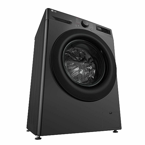 Стирально-сушильная машина LG фронтальная, 9(5)кг, 1200, A, пара, 48см, дисплей, пара, инвертор, черный