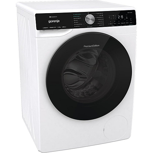 Стиральная машина Gorenje фронтальная, 10кг, 1400, A+++, 60см, дисплей, инвертор, пара, Wi-Fi, подсветка барабана, белый