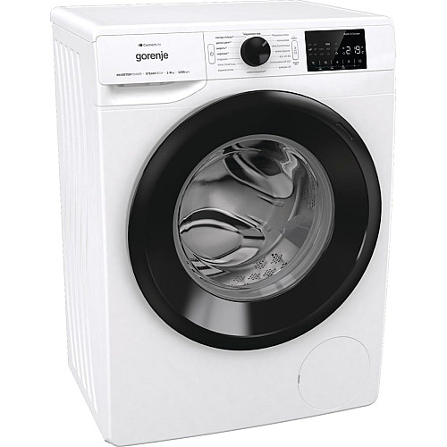 Стиральная машина Gorenje фронтальная, 8кг, 1200, A+++, 46,5см, дисплей, инвертор, пара, Wi-Fi, белый