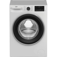 Стиральная машина Beko фронтальная, 8кг, 1400, A+++, 55см, дисплей, пар, инвертор, AutoDose, белый