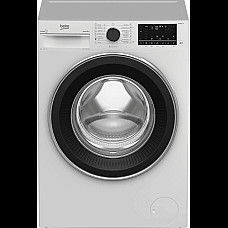 Пральна машина Beko фронтальна, 8кг, 1400, A+++, 55см, дисплей, пар, інвертор, AutoDose, білий