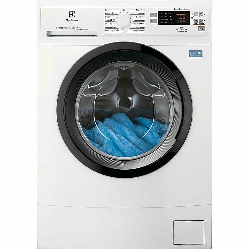 Пральна машина Electrolux фронтальна, 6кг, 1200, A, 41см, дисплей, інвертор, білий