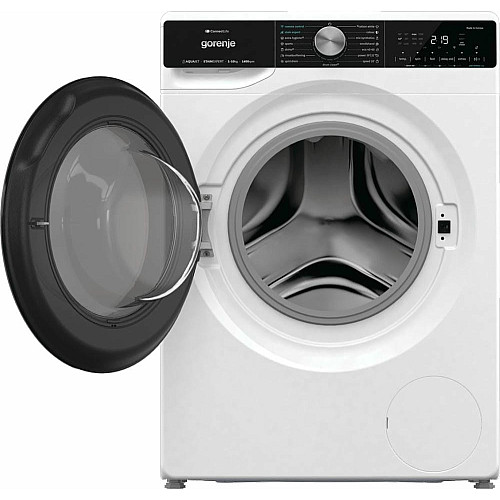 Стиральная машина Gorenje фронтальная, 10кг, 1400, A+++, 60см, дисплей, инвертор, пара, Wi-Fi, подсветка барабана, белый