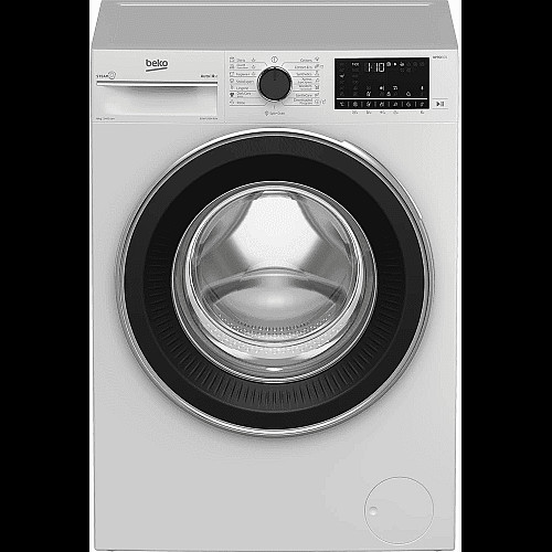 Пральна машина Beko фронтальна, 8кг, 1400, A+++, 55см, дисплей, пар, інвертор, AutoDose, білий