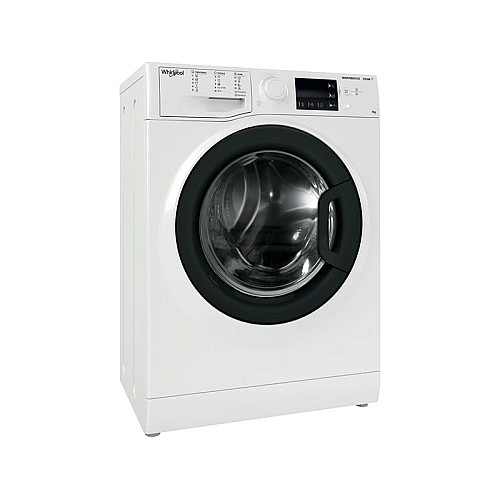 Стиральная машина Whirlpool фронтальная, 7кг, 1200, A+++, 43.5см, дисплей, пара, инвертор, черный люк, белый