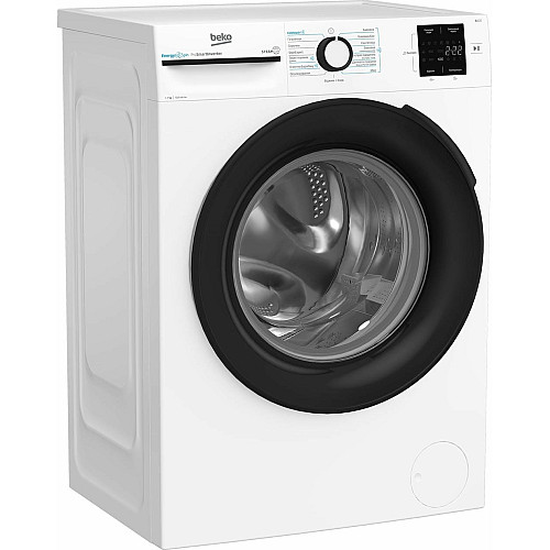 Пральна машина Beko фронтальна, 7кг, 1200, B, 50см, дисплей, інвертор, пара, білий
