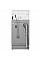 Пральна машина Whirlpool вертикальна, 7кг, 1200, B, 60см, дисплей, інвертор, білий