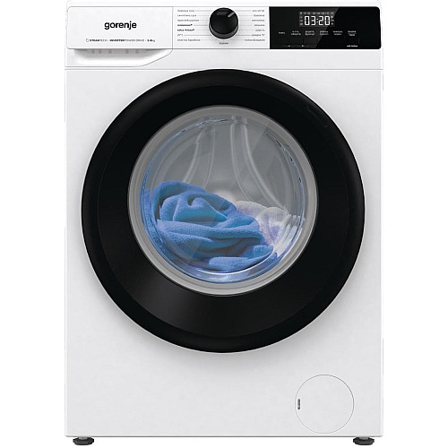 Стирально-сушильная машина Gorenje фронтальная, 8(5)кг, 1400, A+, 55см, дисплей, пара, инвертор, белый