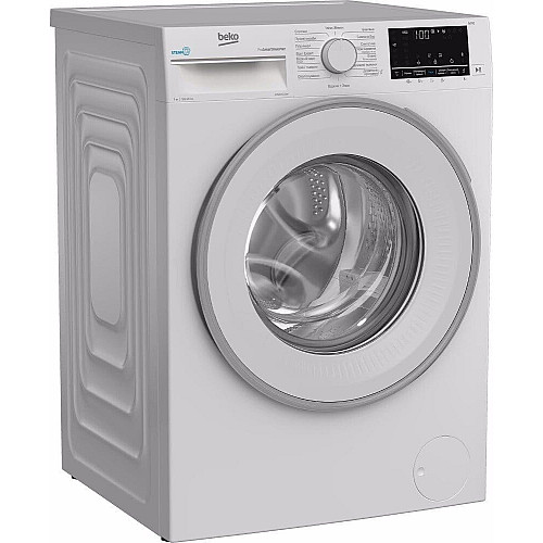 Пральна машина Beko фронтальна, 7кг, 1200, A+++, 49см, дисплей, SMART, пара, інв., білий