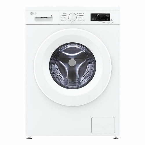 Пральна машина LG фронтальна, 6кг, 1200, В, 44см, дисплей, пара, інвертор, білий