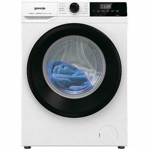 Стирально-сушильная машина Gorenje фронтальная, 8(5)кг, 1400, A+, 55см, дисплей, пара, инвертор, белый