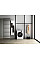 Стиральная машина Whirlpool фронтальная, 10кг, 1400, A+++, 60см, дисплей, пара, инвертор, черный люк, белый