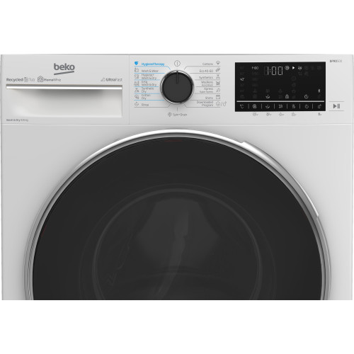 Прально-сушильна машина Beko фронтальна, 9(6)кг, 1400, D, 60см, дисплей, білий