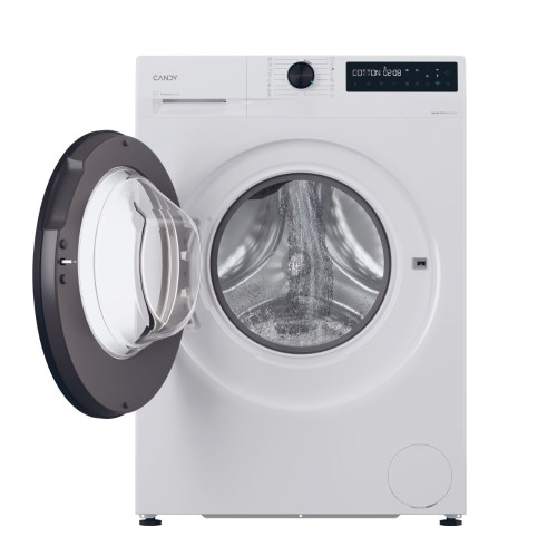 Пральна машина Candy ProWash 500 фронтальна, 8кг, 1400, A, 53см, дисплей, пара, інвертор, люк чорний, білий