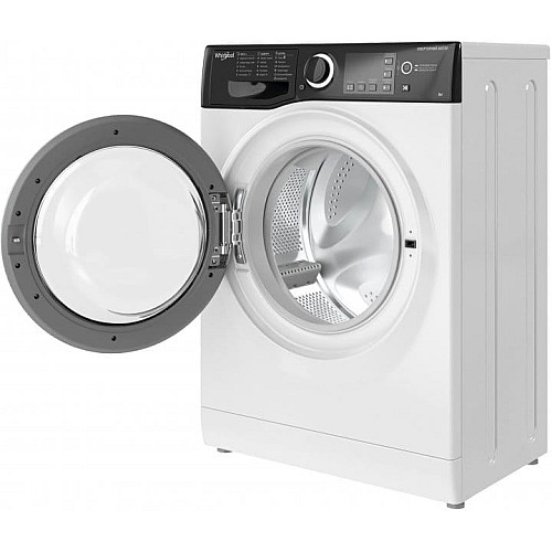 Стиральная машина Whirlpool фронтальная, 6кг, 1200, A+++, 43см, дисплей, инвертор, черный люк, белый