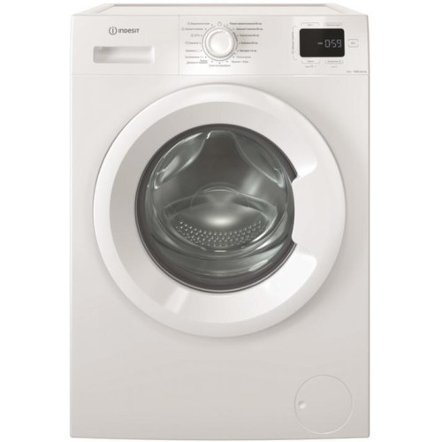 Пральна машина Indesit фронтальна, 6кг, 1000, A+++, 44.6см, дисплей, пара, інвертор, білий