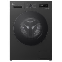 Пральна машина LG фронтальна, 9кг, 1400, A, 55см, дисплей, пара, інвертор, чорний